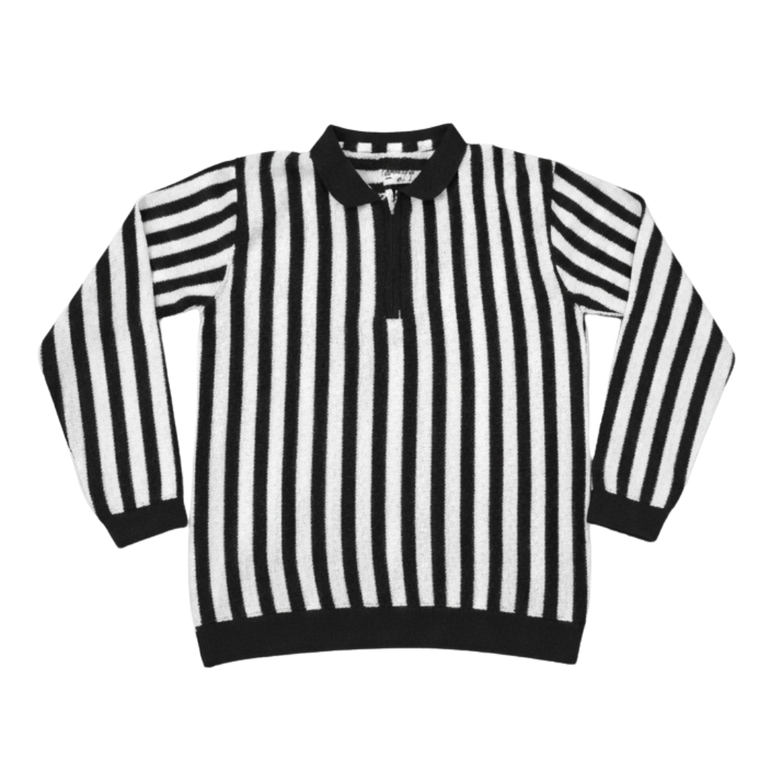 Winter Striped Knit Shirt