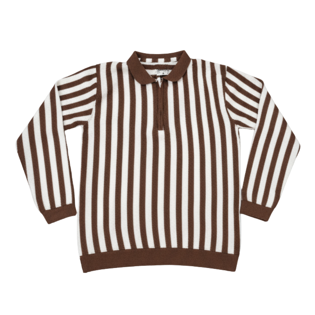 Winter Striped Knit Shirt