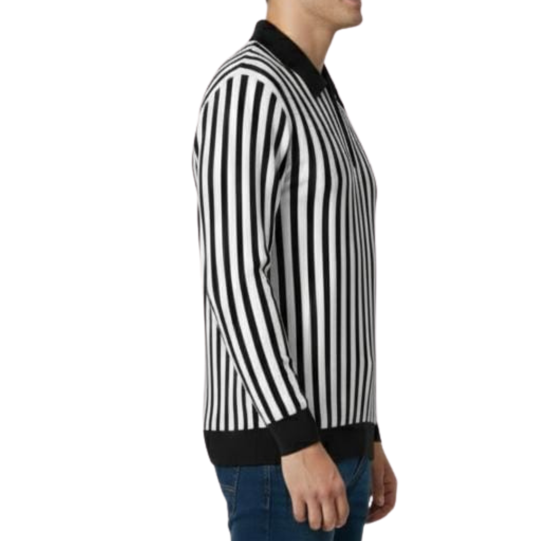 Winter Striped Knit Shirt