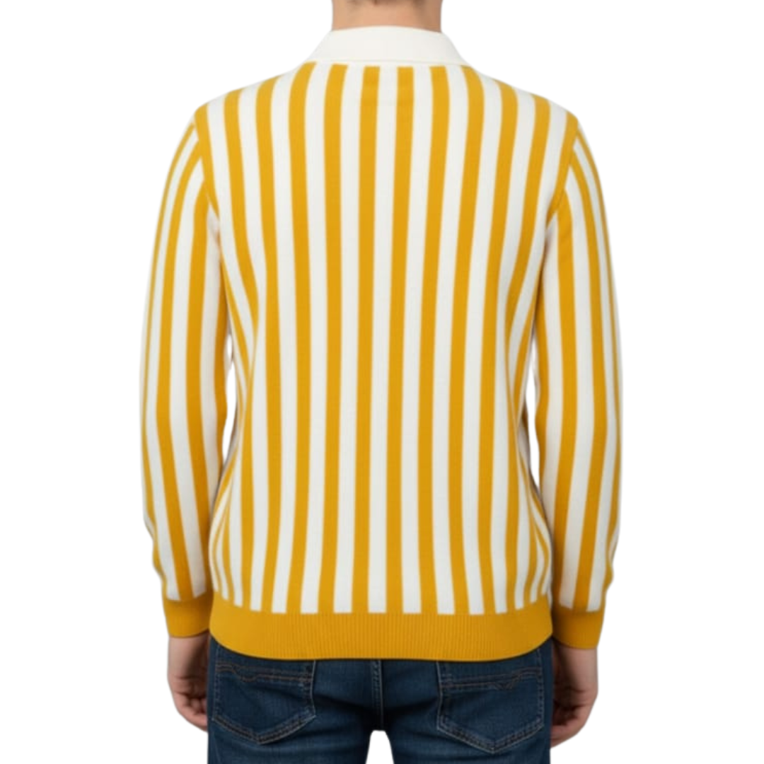 Winter Striped Knit Shirt
