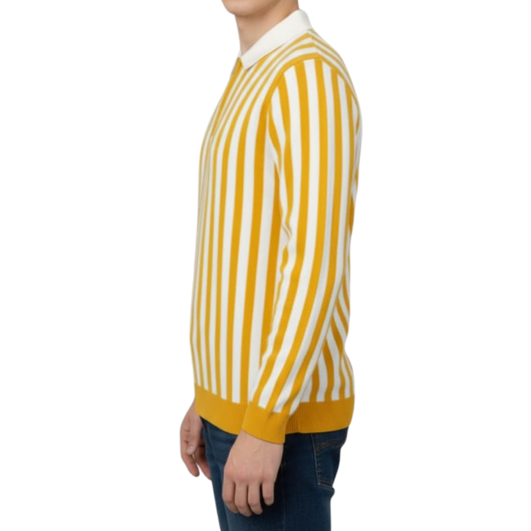 Winter Striped Knit Shirt