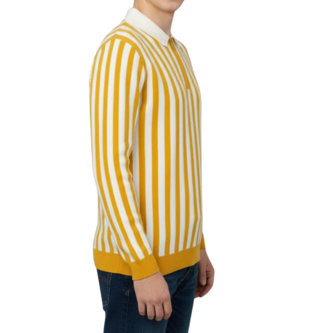 Winter Striped Knit Shirt