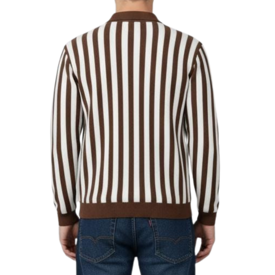 Winter Striped Knit Shirt