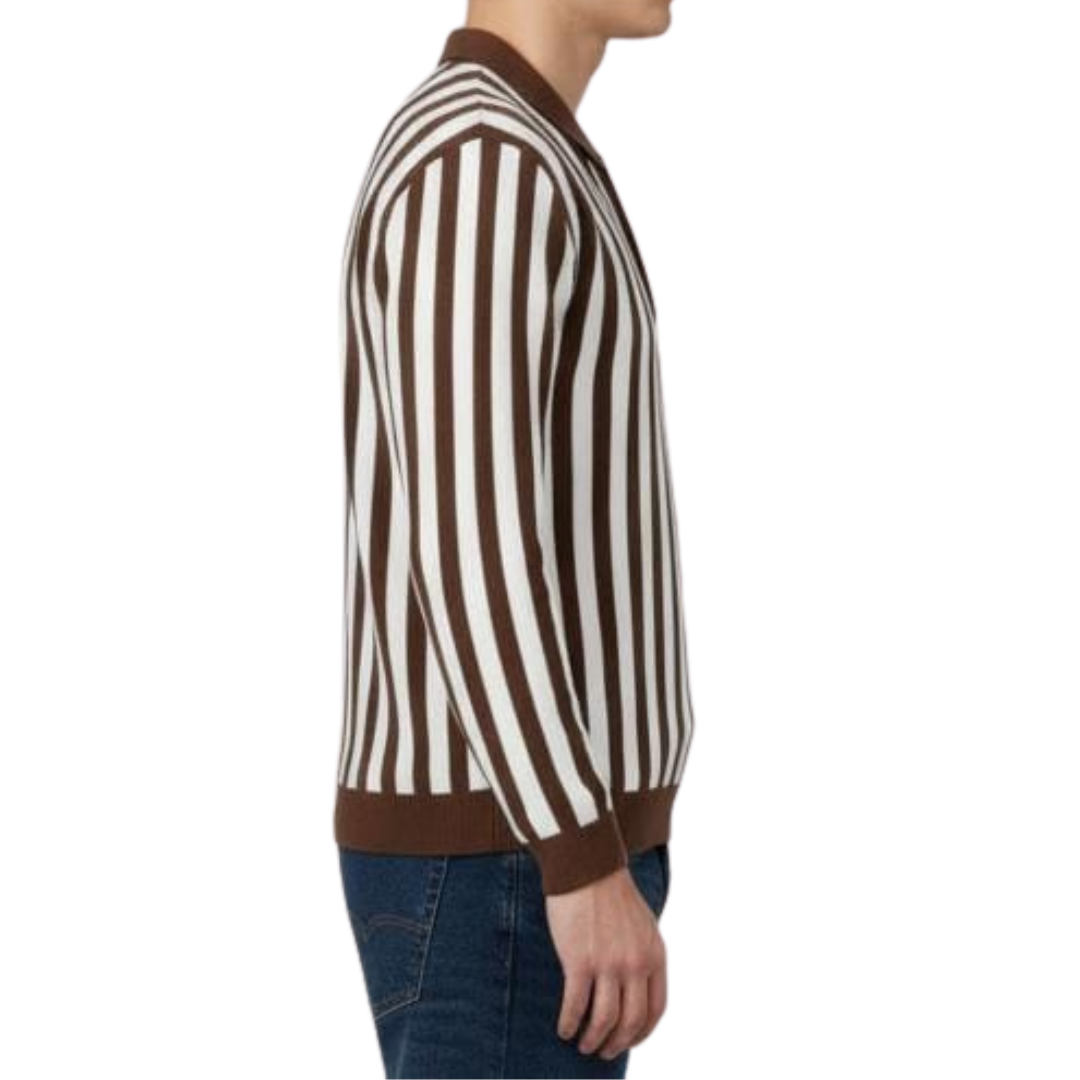 Winter Striped Knit Shirt
